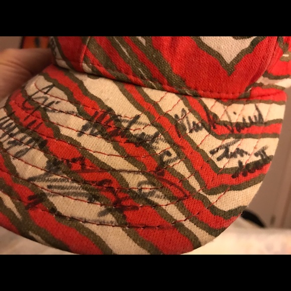 49er’s Hat! Can see sig’s.  Fr 1/1990, SF/Den, SB! - Picture 3 of 4